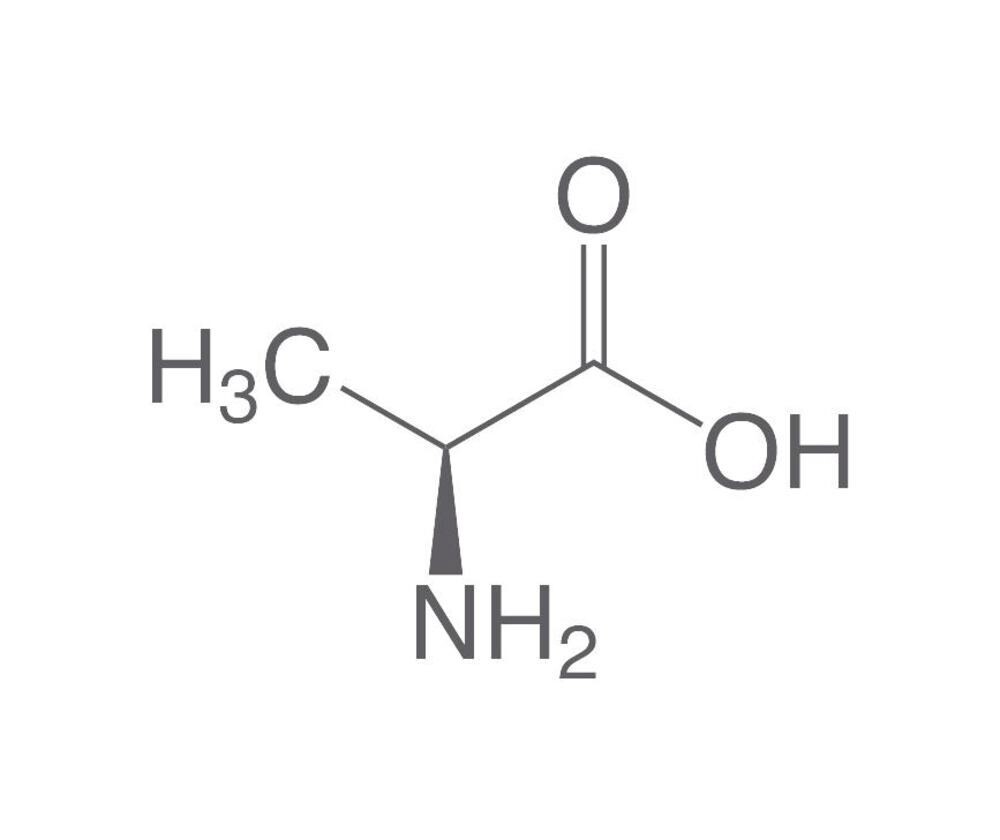 L-Alanine, min. 99%, for biochemistry, 250 g, plastic packaging.
