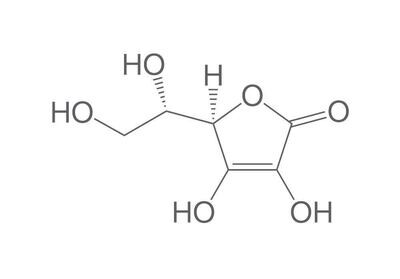 Acido L(+)-ascorbico, min 99%, Ph. Eur., USP, BP, 1 kg, confezione in plastica.