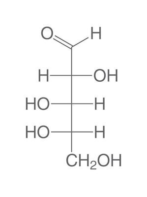 L(+)-arabinose, min. 99%, for biochemistry, 50 g, plastic packaging.