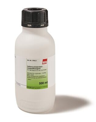 Cooling bath liquid, for cryoscopy, 500 ml, plastic packaging.