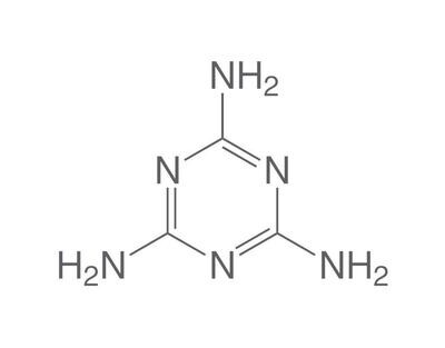 Mélamine, min 99%, pour la biochimie, 1 kg, emballage plastique.