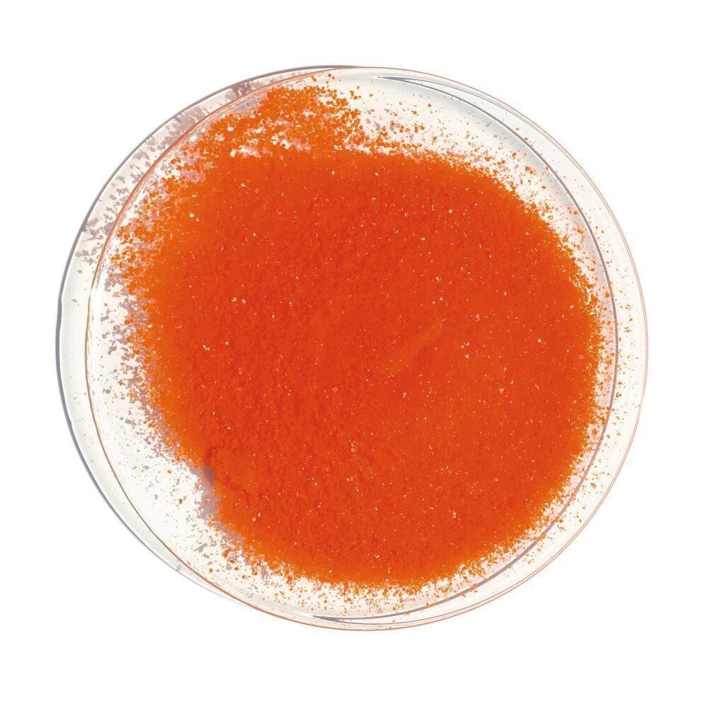 Potassium dichromate, min. 99.5%, cryst., 1 kg, plastic packaging.