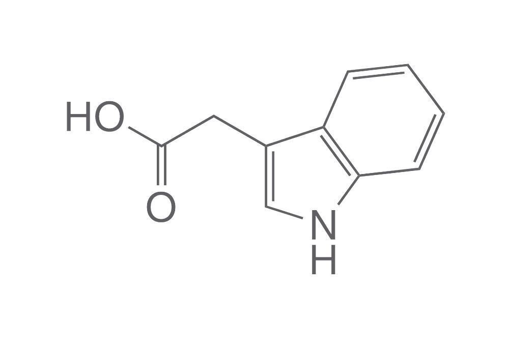 Indol-3-essigsäure, min. 99 %, für die Biochemie, 50 g, kunststoffverpackung.