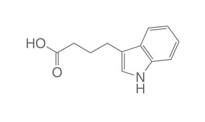 Ácido indol-3-butírico, mínimo 99 %, para bioquímica, 25 g, envase de vidrio