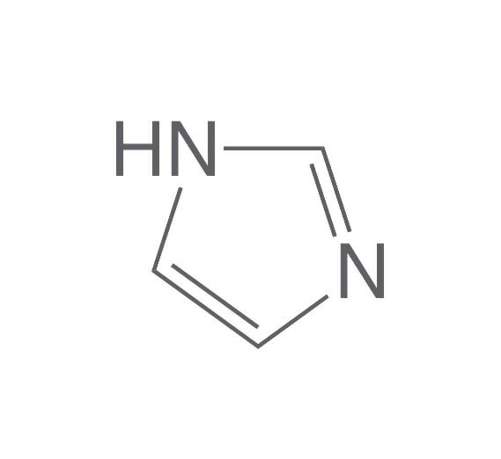 Imidazole, min. 99%, 500 g, plastic packaging.