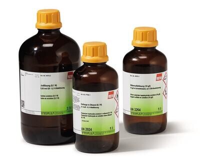 Potassium hydroxide solution in 2-propanol, 0.1 mol/l - 0.1 N standard solution, 1 l, glass packaging