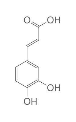 Caffeic acid, ROTICHROM® TLC, 100 mg, glass packaging