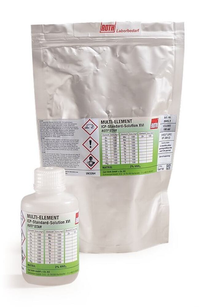 ICP-Mehrelementstandardlösung CR-10, ROTI®Star, 250 ml, HDPE