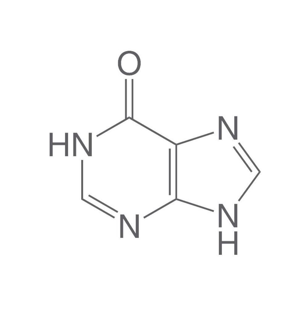 Hypoxanthine, min. 98%, for biochemistry, 5 g, glass packaging