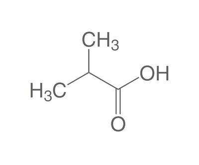 Ácido isobutírico, &gt;=99%, para síntesis, 250 ml, envase de vidrio