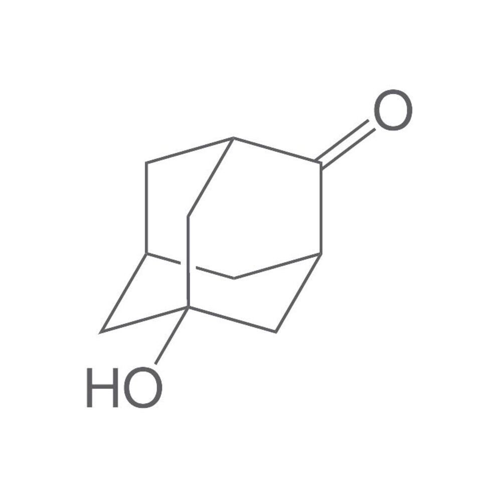 Hydroxyadamantanone, min. 98%, for synthesis, 5 g, glass packaging