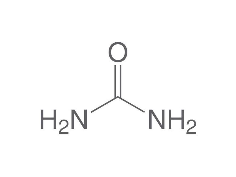 Urea, min. 99.5%, Ph. Eur., cryst., 25 kg, plastic packaging.