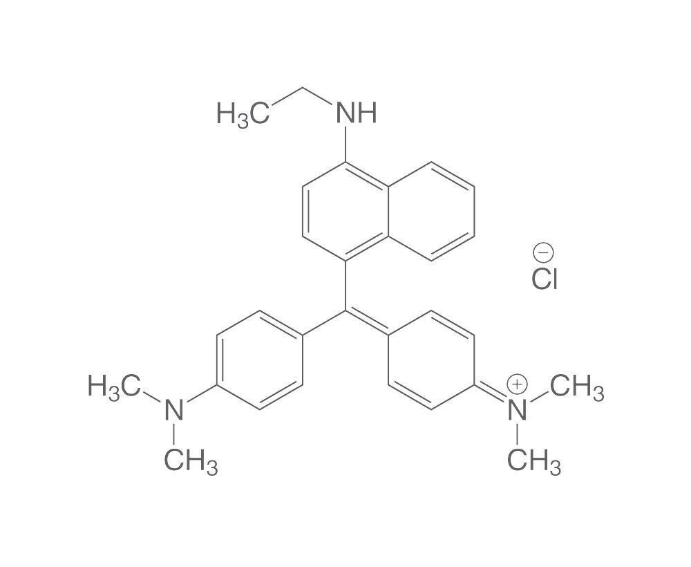 Victoria Blue R (CI 44040), purest, 25 g, glass packaging