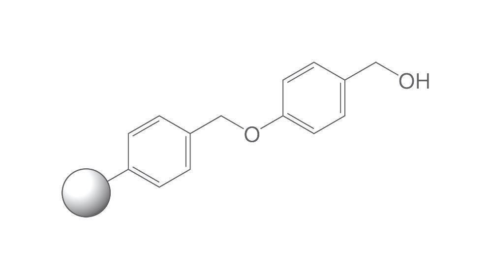 Resina Wang, PEPTIPURE®, malla 100-200, 1 % DVB, 5 g, envoltorio de plástico.