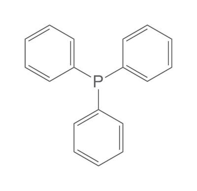 Triphenylphosphine, min. 99.5%, for synthesis, 100 g, plastic packaging.