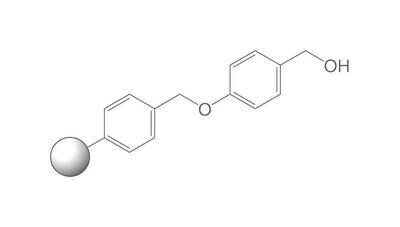 Wang resin, PEPTIPURE®, 100-200 mesh, 1% DVB, 25 g, plastic wrap.