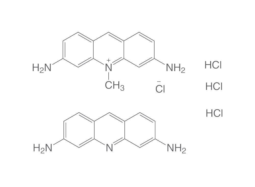 Trypaflavin, min. 98.5%, for biochemistry, 10 g, glass packaging