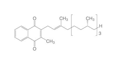 Vitamine K1, min.97%, pour la biochimie, 1 g, emballage en verre