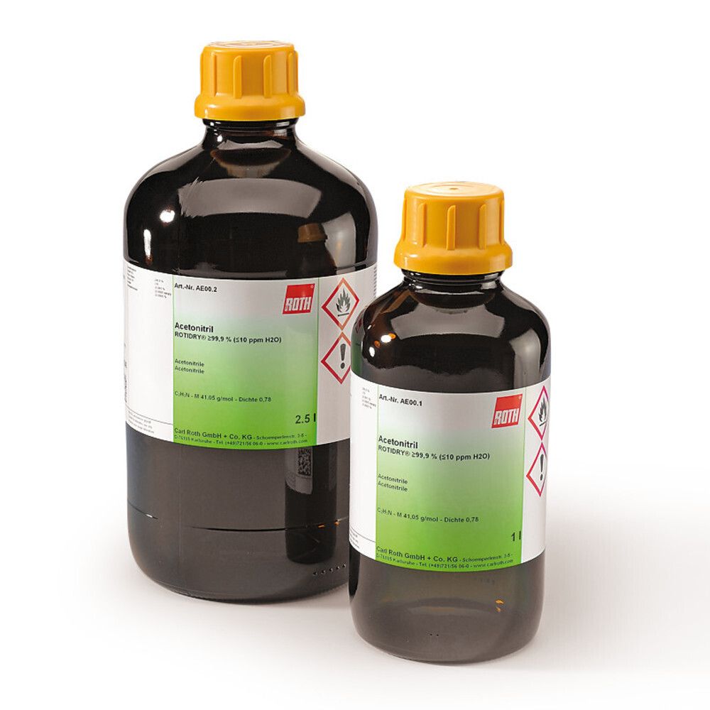 Trichloromethane/chloroform, ROTIDRY® min. 99.8% (max. 50 ppm H2O), 1 l, glass packaging