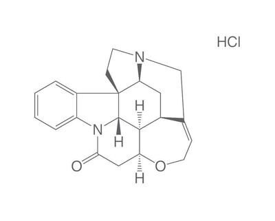 Strychnine hydrochloride, for biochemistry, 10 g, plastic packaging.