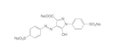 Tartrazina (CI 19140), 25 g, envase de vidrio