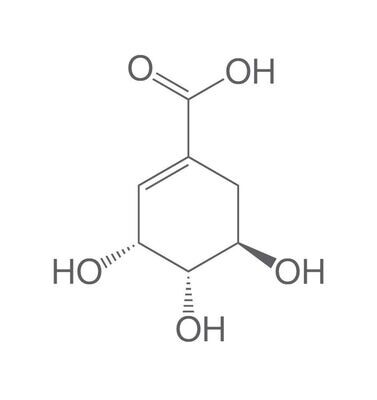 Ácido shikímico, ROTICHROM® CHR, 1 g, envase de vidrio