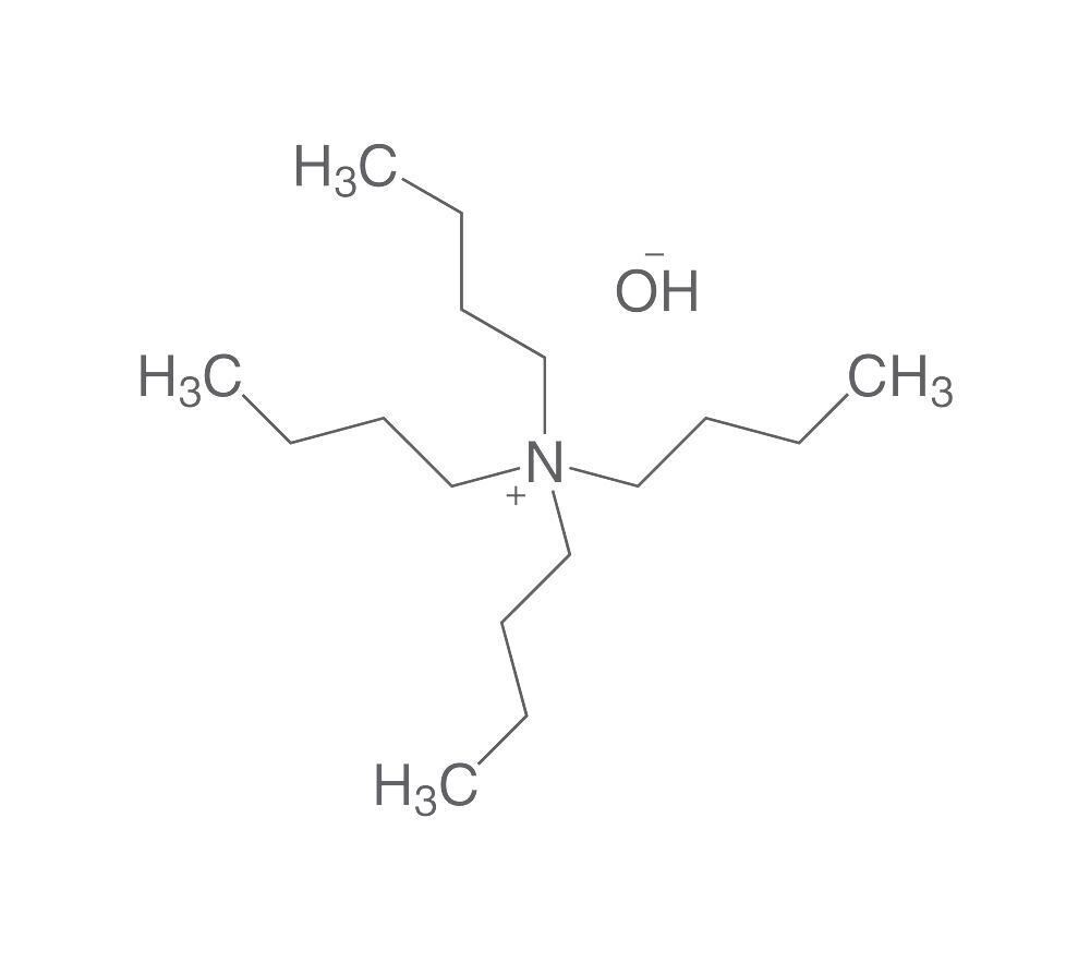 Tetrabutylammonium hydroxide, 40% in water, 100 ml, glass packaging