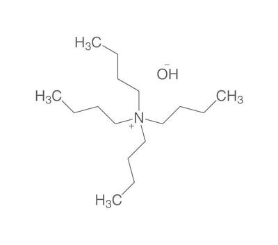 Tetrabutylammonium hydroxide, 40% in water, 100 ml, glass packaging