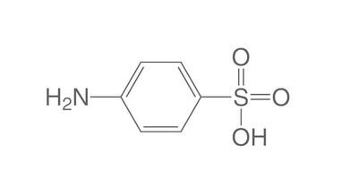 Acide sulfanilique, min 98 %, pa, ACS, 100 g, emballage plastique.