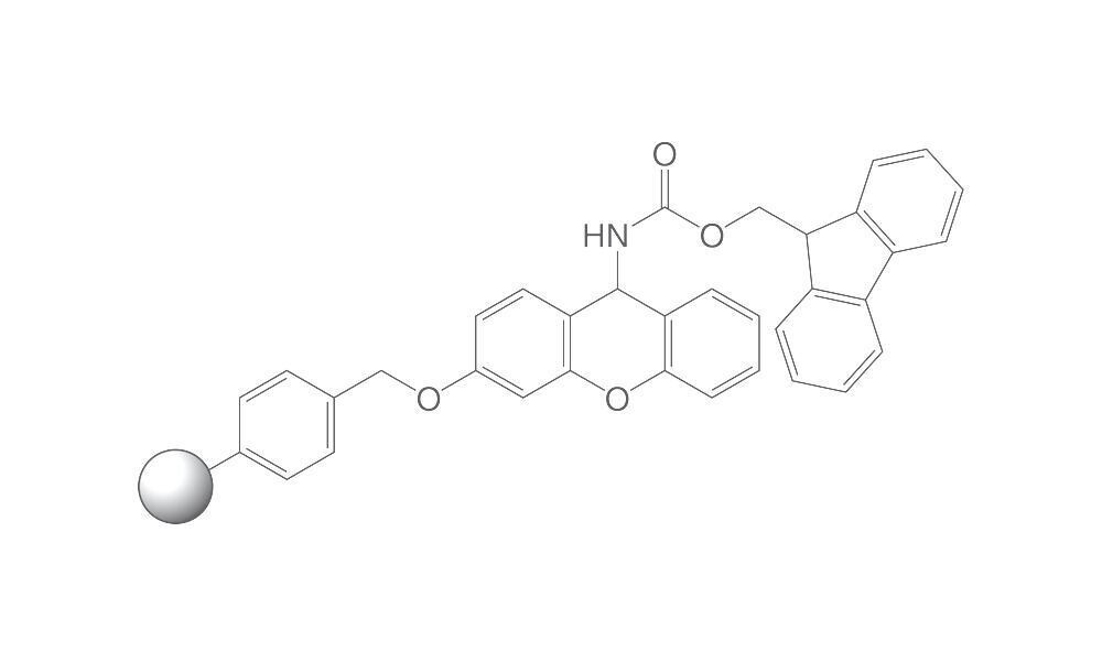 Sieber amide resin, PEPTIPURE®, 100-200 mesh, 1 g, glass packaging