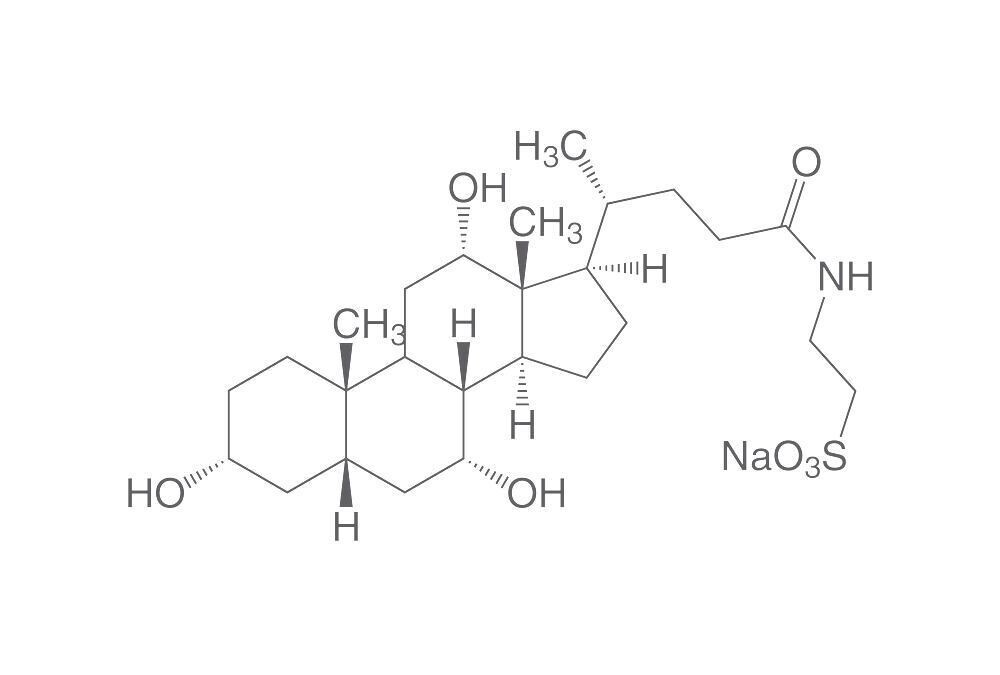 Taurocholic acid sodium salt, ROTICHROM® TLC, 100 mg, glass packaging