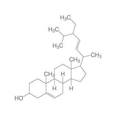 Estigmasterol, mínimo 90 %, 1 g, envase de vidrio