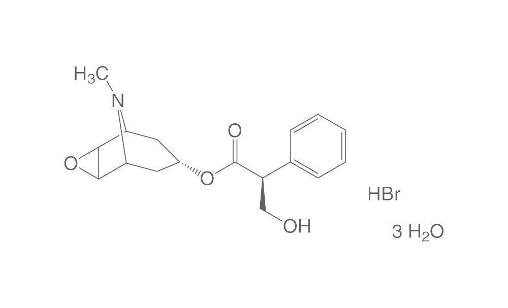 Scopolamine hydrobromide trihydrate min 98% 1g glass pack