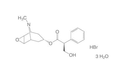Scopolamine hydrobromide trihydrate min 98% 1g glass pack