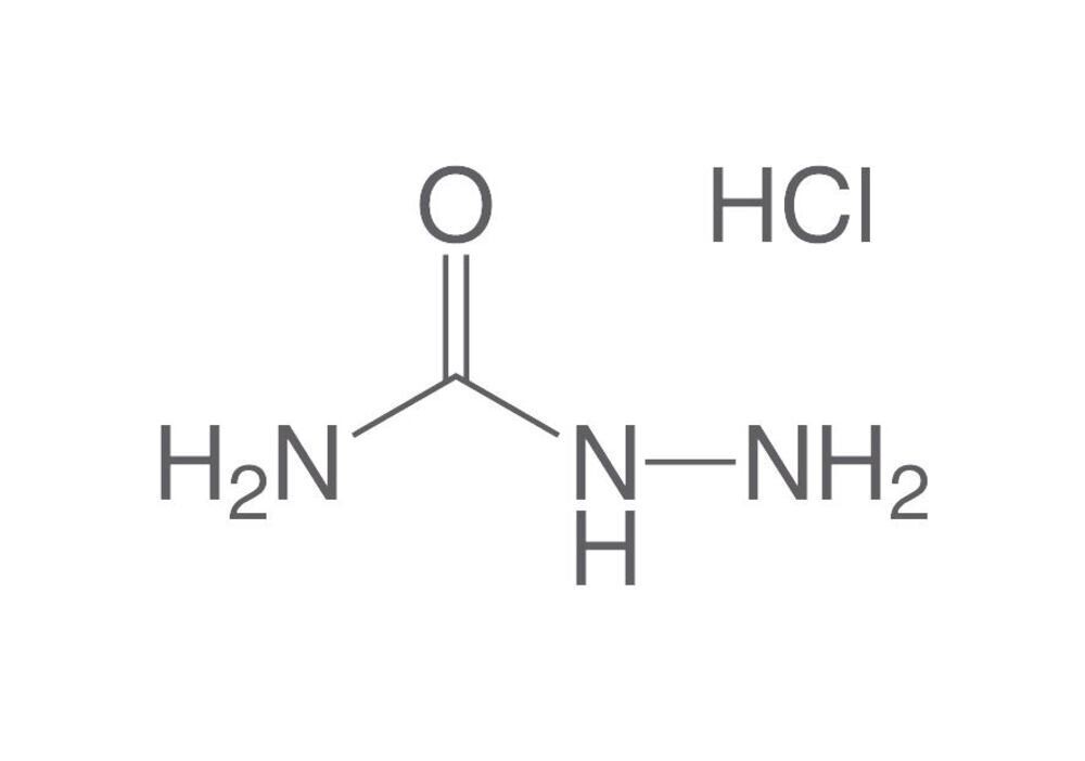 Semicarbazide hydrochloride, min. 98%, pa, 500 g, plastic packaging.