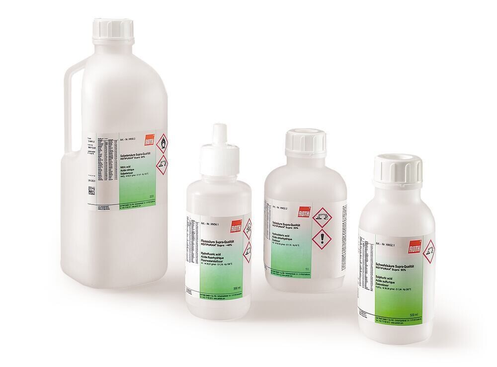 Hydrochloric acid, ROTIPURAN® Supra, 35%, 2.5 l, HDPE