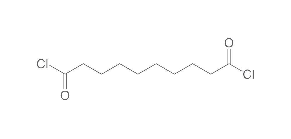 Dichlorure d&#39;acide sébacique, min 95%, 10 ml, emballage en verre