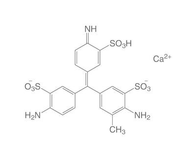 Sal cálcica de fucsina ácida (CI 42685), pura, 5 g, envase de vidrio