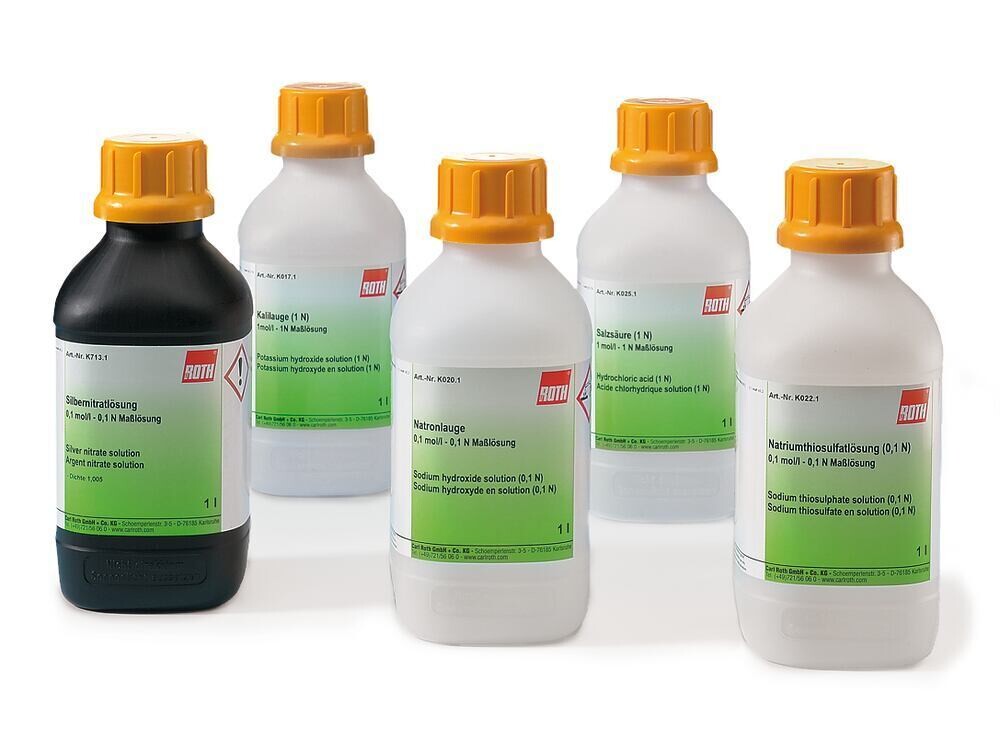 Sulfuric acid, 3 mol/l - 6 N standard solution, 1 l, plastic packaging.