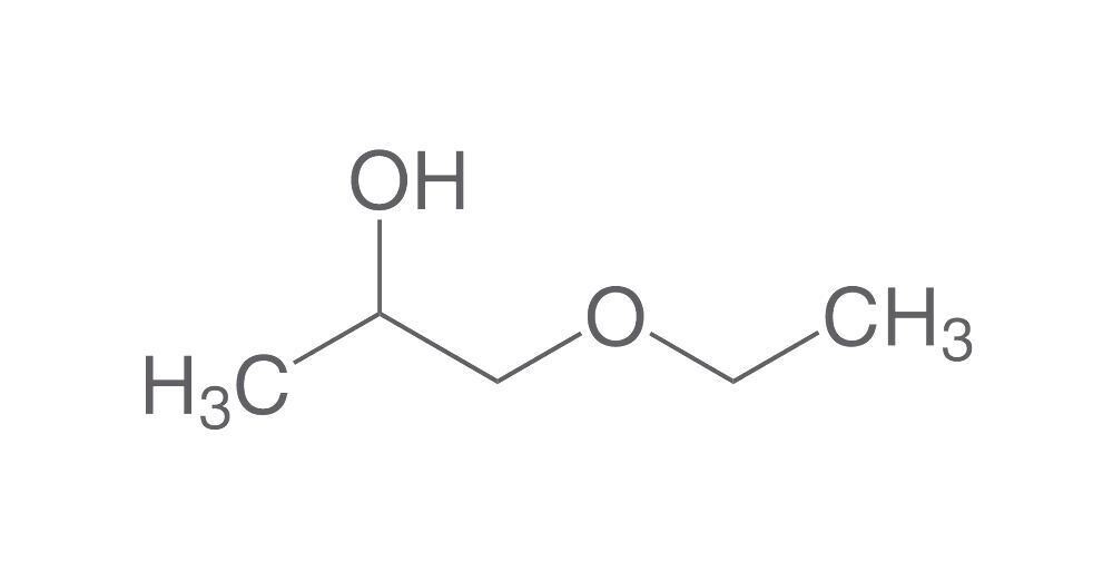 Propylene glycol monoethyl ether, min 99%, for synthesis, 2.5 l, plastic packaging.