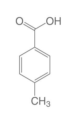 p-Toluic acid, 98%, for synthesis, 2.5 kg, plastic packaging.