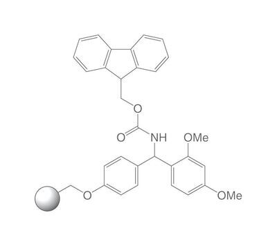 Rink amide resin, PEPTIPURE®, 100-200 mesh, 1% DVB, 1 g, glass packaging