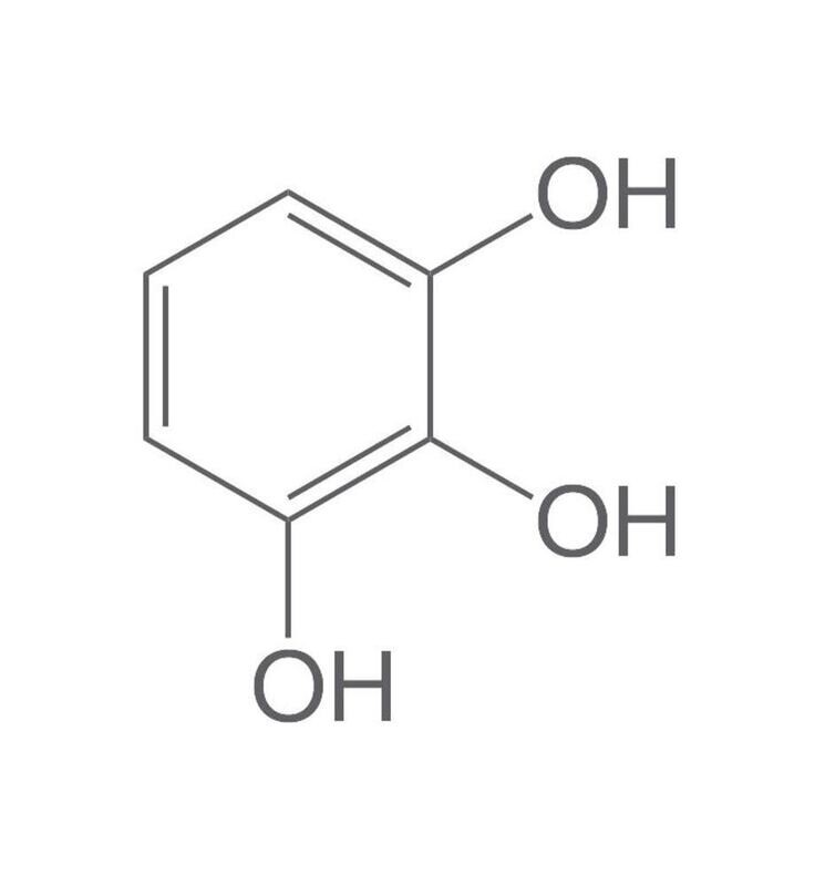 Rotipuran H2o2 Pyrogallol, ROTIPURAN® min 99%, pa, ACS, 1 kg, glazen verpakking