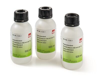 Redox standard, ROTI®Calipure 220 mV (25 °C), 500 ml, plastic packaging.
