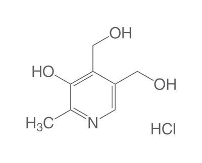 Pyridoxine hydrochloride, min. 99%, for biochemistry, 50 g, plastic packaging.