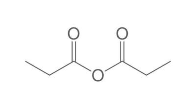 Anidride propionica, min 98,5%, per sintesi, 100 ml, confezione in vetro