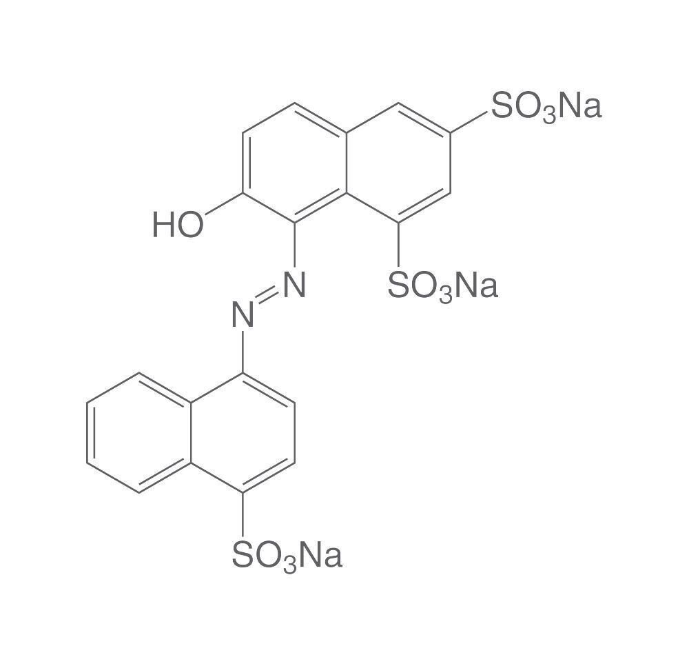 Ponceau 4R (CI 16255), pure, 25 g, glass packaging