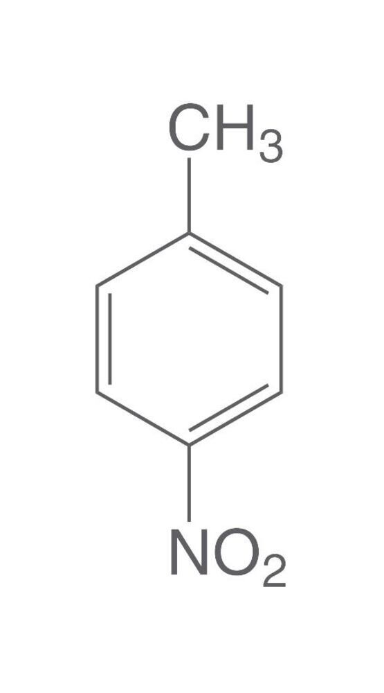 p-Nitrotolueno, mínimo 98%, para síntesis, 1 kg, envase de vidrio