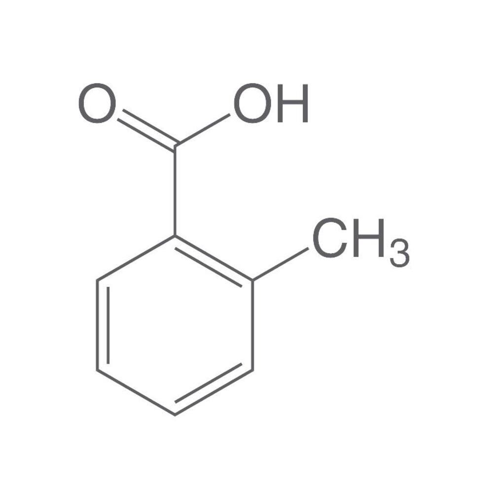 o-Toluic acid, 98%, for synthesis, 250 g, plastic packaging.