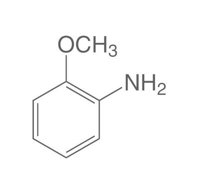 o-Anisidine , &gt;=98 %, per sintesi, 2,5 L, confezione in vetro